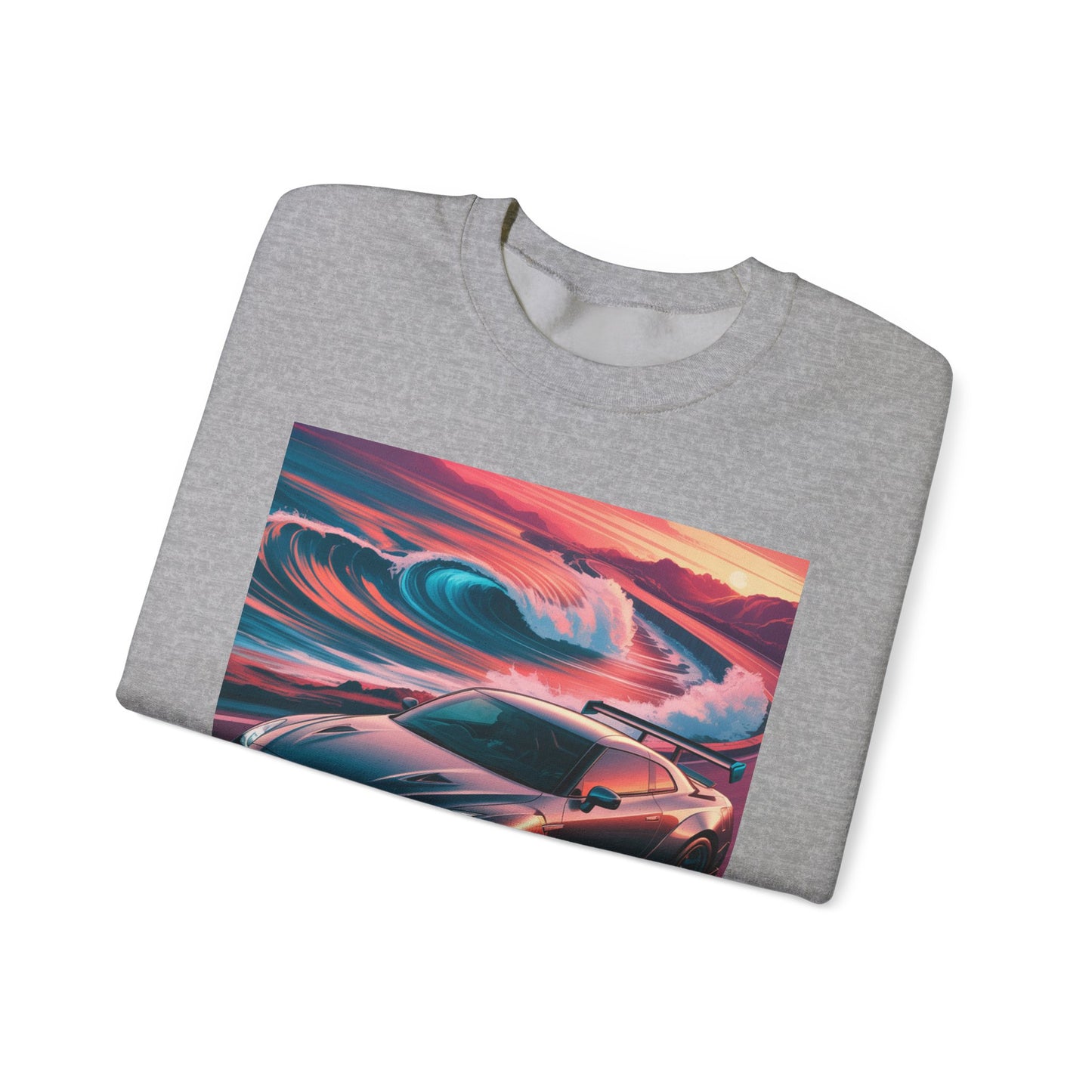 Stylish Car Art Sweatshirt, Unisex CPerfect Car Enthusiasts, Casual Wear, Gift for Him/Her, Unique Fashion Statement