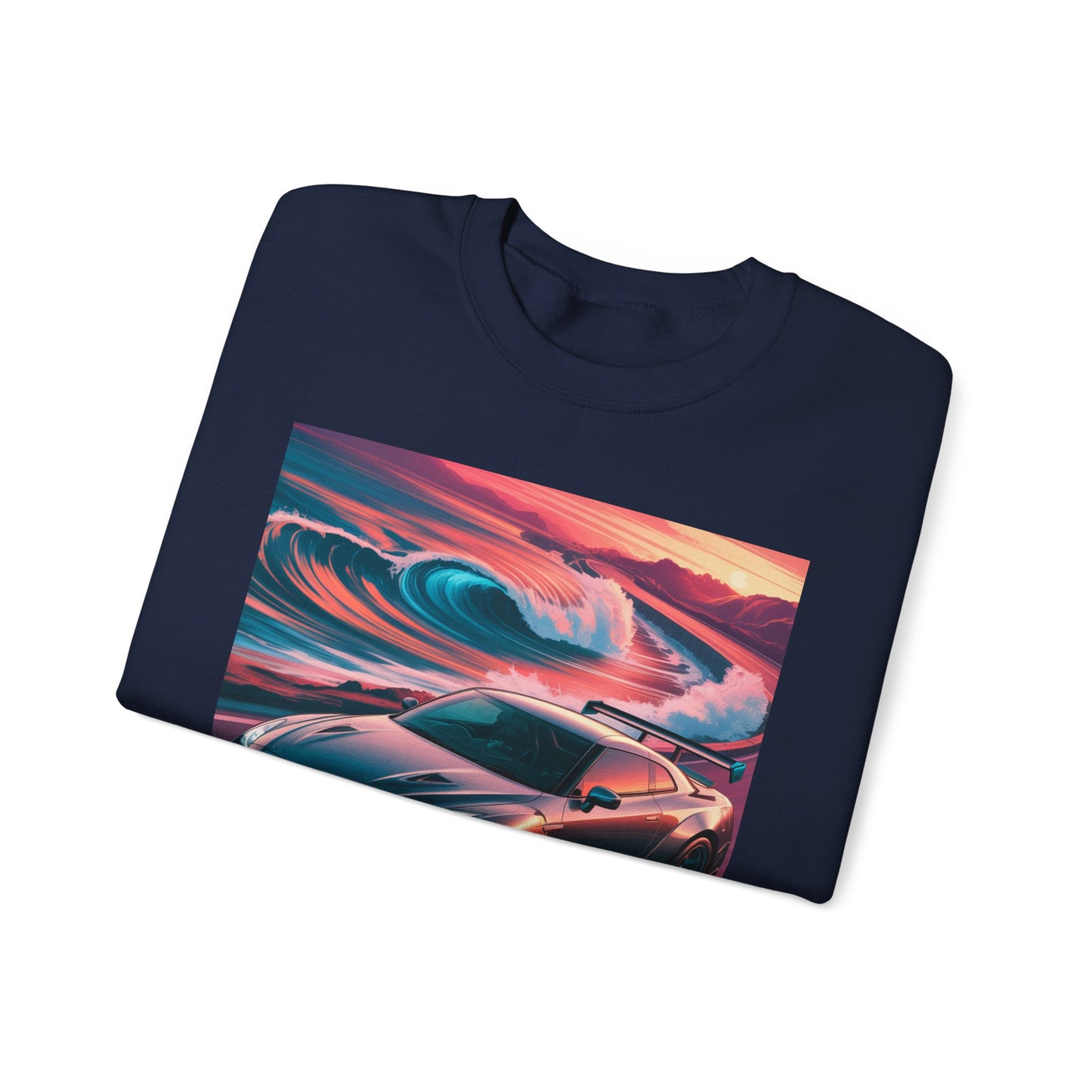 Stylish Car Art Sweatshirt, Unisex CPerfect Car Enthusiasts, Casual Wear, Gift for Him/Her, Unique Fashion Statement