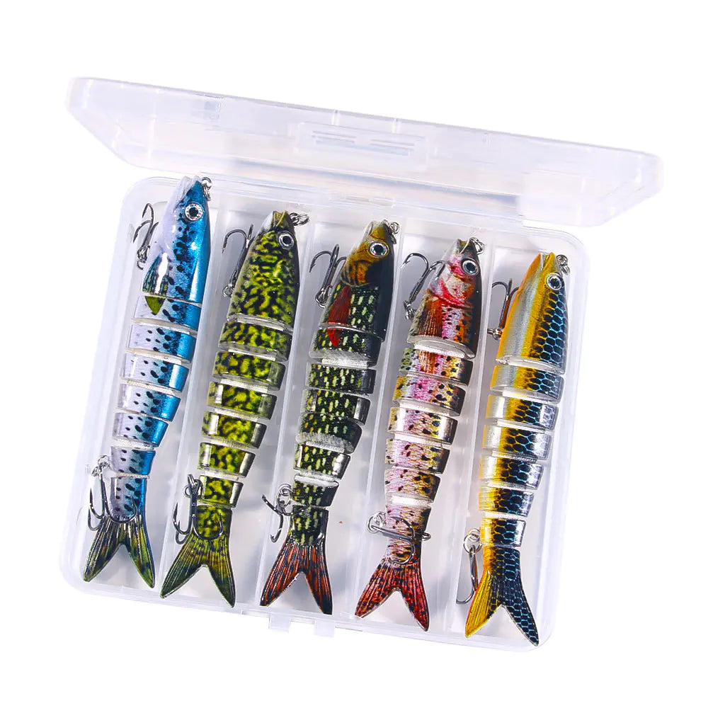 18g Multi-Section Soft Bait Fishing Lure
