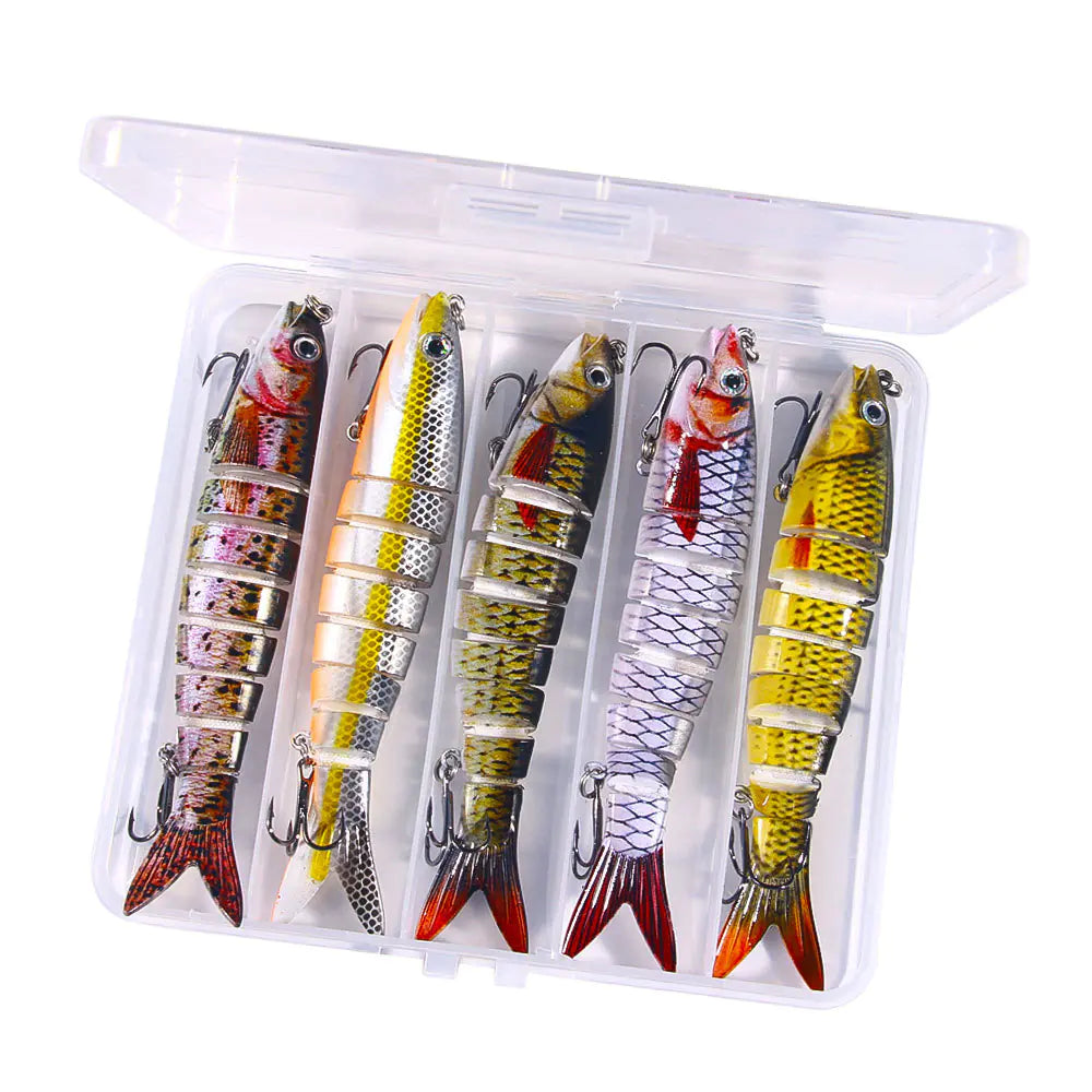 18g Multi-Section Soft Bait Fishing Lure