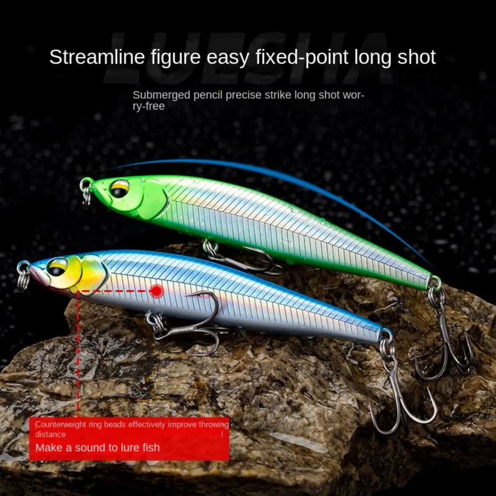 Professional 91mm Multicolor Metal Fishing Jig Lure