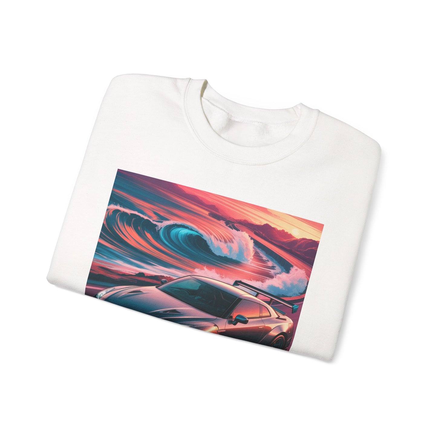 Stylish Car Art Sweatshirt, Unisex CPerfect  Car Enthusiasts, Casual Wear, Gift for Him/Her, Unique Fashion Statement