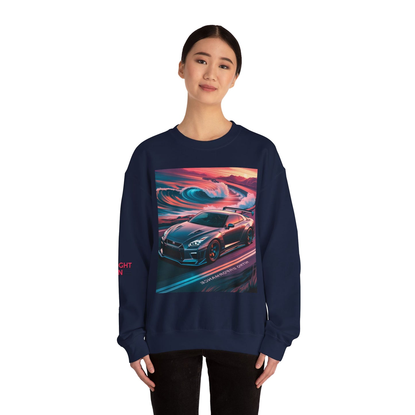 Stylish Car Art Sweatshirt, Unisex CPerfect  Car Enthusiasts, Casual Wear, Gift for Him/Her, Unique Fashion Statement