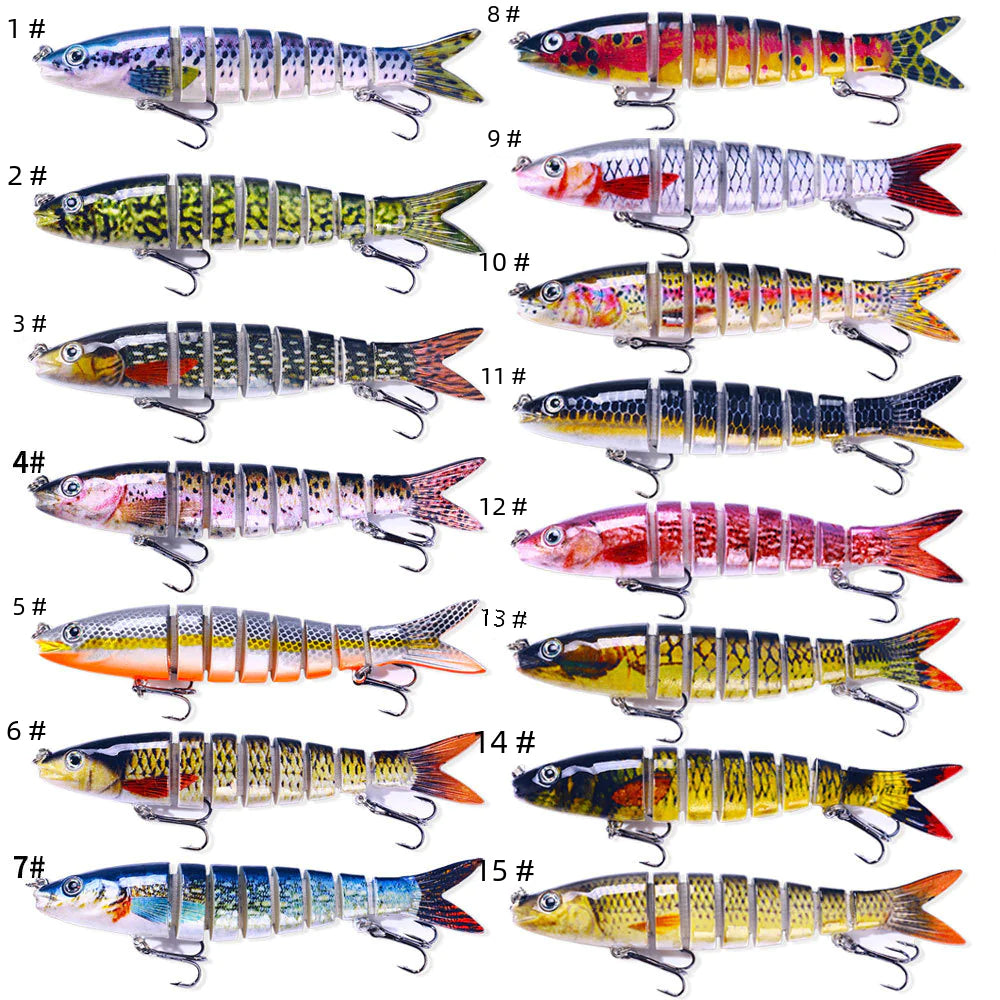 18g Multi-Section Soft Bait Fishing Lure