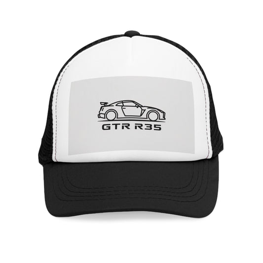 Stylish Mesh Cap for Car Enthusiasts, GTR R35 Trucker Hat, Perfect Gift for Birthdays, Father's Day, Racing Events, Casual Wear