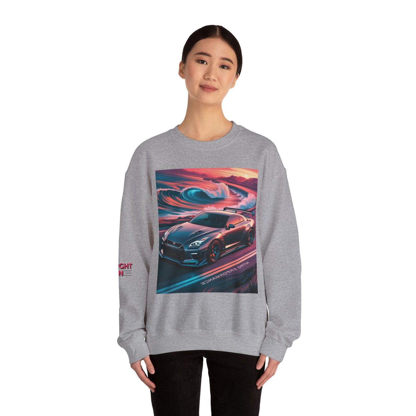 Stylish Car Art Sweatshirt, Unisex CPerfect  Car Enthusiasts, Casual Wear, Gift for Him/Her, Unique Fashion Statement