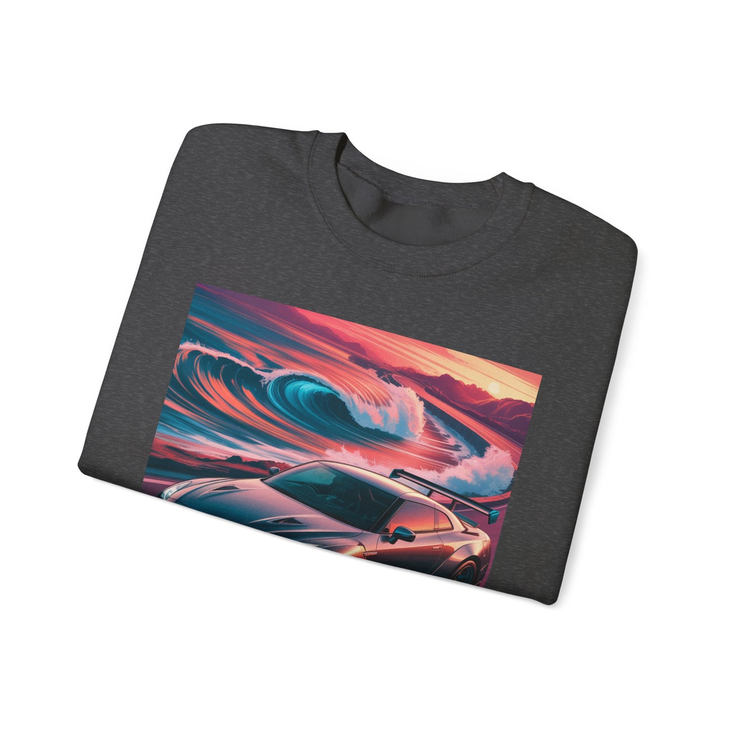 Stylish Car Art Sweatshirt, Unisex CPerfect  Car Enthusiasts, Casual Wear, Gift for Him/Her, Unique Fashion Statement