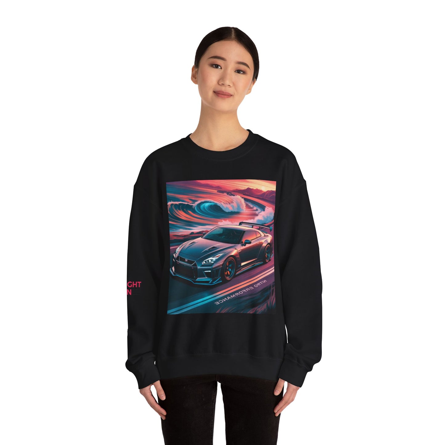 Stylish Car Art Sweatshirt, Unisex CPerfect  Car Enthusiasts, Casual Wear, Gift for Him/Her, Unique Fashion Statement