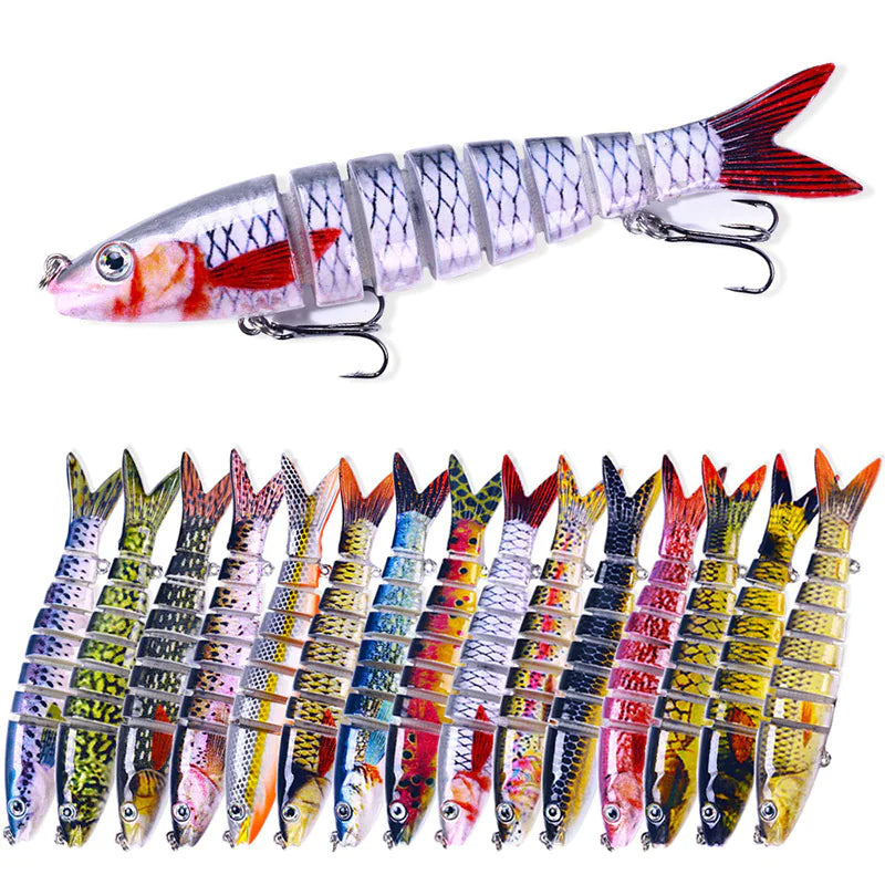18g Multi-Section Soft Bait Fishing Lure