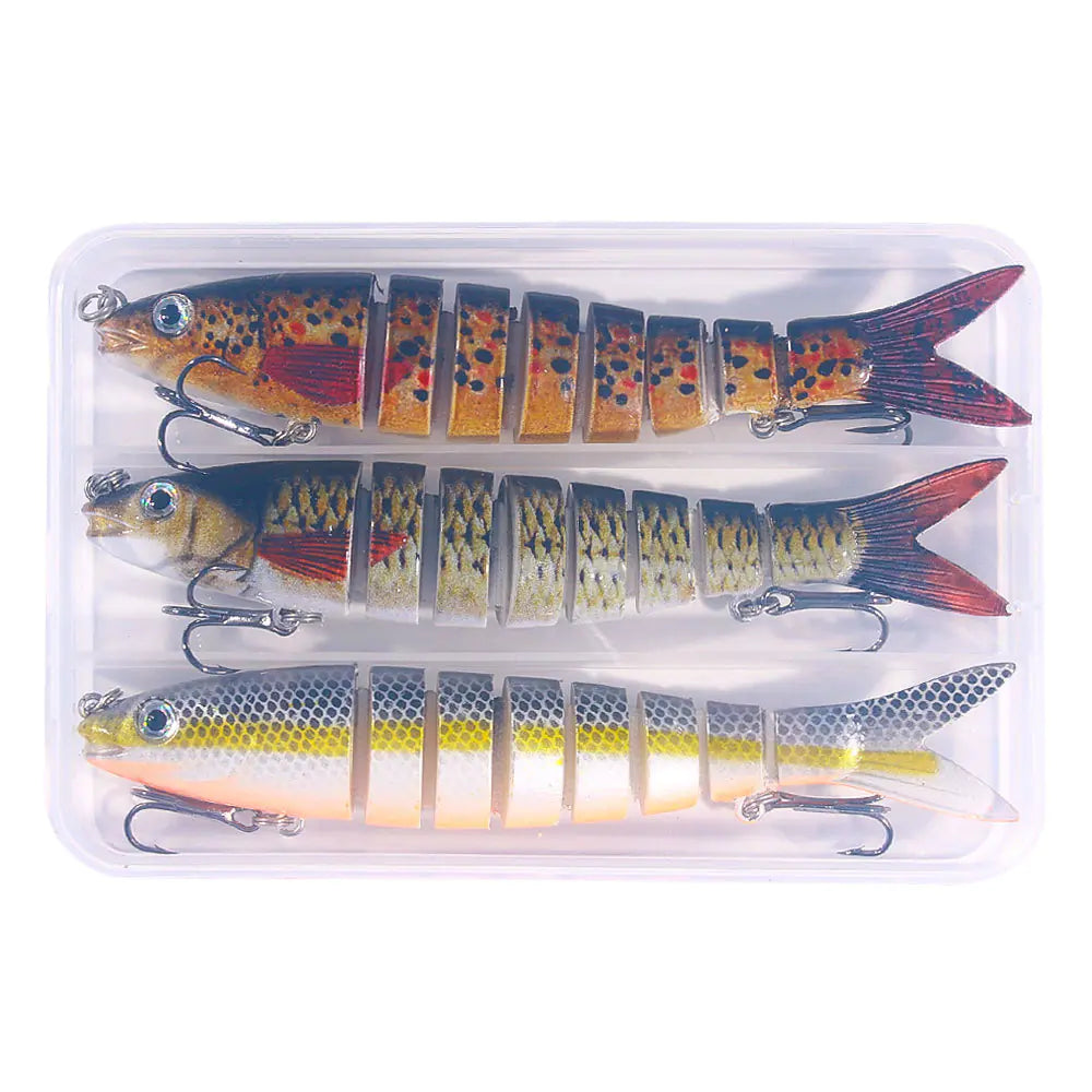 18g Multi-Section Soft Bait Fishing Lure